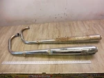 1977 Yamaha Y668-2) Oem Left Right Exhaust Headers Mufflers Pipes. Fixed Price $174.50.
