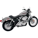 Bassani XL4-FF12CL Chrome Radial Sweeper 2:2 Exhaust W/o Heat Shields Harley .... Fixed Price $604.95.