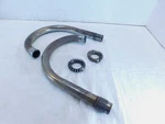 Honda CB450K Chrome Left & Right Exhaust Muffler Header Down Pipes. Fixed Price $167.95.
