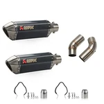 Slip For Ducati Monster 696 796 795 1100 Exhaust System Mid Pipe Black Muffler. Fixed Price $130.00.