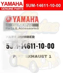 Yamaha Genuine Parts Pipe Exhaust 5UM-14611-10-00 For WR250F. Fixed Price $395.86.
