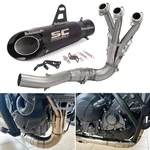 Full Exhaust System Header Muffler Pipe Fits Yamaha MT-09 FZ09 XSR900 2021-2025. Fixed Price $250.00.