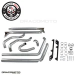 Harley Flstsb 1584 Cross Bones 2008-2011 Full Exhaust Bassani Fishtail Duals .... Fixed Price $2186.78.
