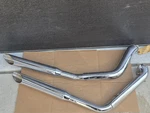 Harley Chrome Fxr Dyna Low Rider Exhaust Mufflers Pipes 1987-97. Fixed Price $249.99.