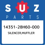 14351-28H60-000 Suzuki Silencer,muffler 1435128H60000, New Genuine Oem Part. Fixed Price $216.50.