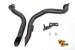 Black Wyatt Gatling Down Draft Drag Pipes For Harley-davidson. Fixed Price $187.99.