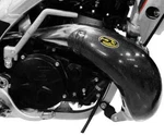 P3 Carbon Fiber Exhaust Head Pipe Guard Gas XC250 11-18. Fixed Price $192.01.