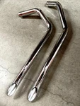 Chrome 1-3/4" Drag Pipes Harley Sportster Ironhead Xl 883 900 1000 1957-1985. Fixed Price $89.50.