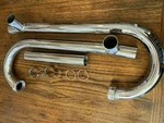Vintage Bmw R60/2 New Set Of Beautiful Stainless Steel Exhaust Pipes. Fixed Price $495.00.