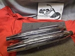 Genuine Harley Davidson Softail Chrome Slip Mufflers 65358-05 65357-05. Fixed Price $58.98.