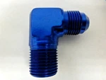 Russell 660870 90 Degree Male Adapter Fitting AN8 8AN Flare To 1/2 Npt Pipe Blue. Fixed Price $23.95.