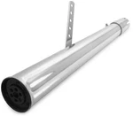 Emgo Wide-mouth Universal Megaphone Muffler Motorcycle Street Bike 80-84013. Fixed Price $135.59.