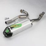 Full System Complete Muffler Exhaust Green Carbon Fit For Kawasaki KLX140L. Fixed Price $239.69.