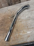 Harley 66-69 Shovel Paughco 713B 713D Shotgun Rear Pipe Only New Squish. Fixed Price $139.99.