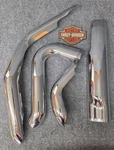 Harley-davidson 2017-2025 Touring Exhaust Heat Shield Set Chrome. Fixed Price $125.00.