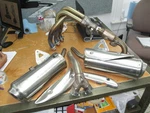 Triumph Exhaust System Street Triple 675 T2203255 T2203254 T2203253 T2203258. Fixed Price $1199.99.