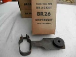Vintage New Old Stock (nos) 1949-1950 Chevy Tail Pipe Bracket Original Box. Fixed Price $9.95.