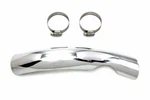 Exhaust Pipe Rear Heat Shield For Harley Davidson By V-twin 1965-69 Fl. Fixed Price $50.36.