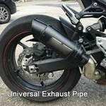 38-51MM Universal Atv Motorcycle Exhaust Escape Tips Muffler Tail Pipe Black. Fixed Price $34.95.