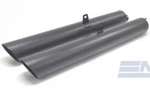 Mac Honda GL1800 Goldwing Black Touring Back Slash Cut Exhaust Muffler Pipes. Fixed Price $399.99.