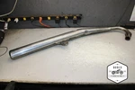 1974 Kawasaki S3 KH400 Left Exhaust Pipe Muffler 4679.ABA. Fixed Price $150.00.