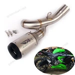 For Kawasaki Ninja ZX6R ZX636 2009-2023 Exhaust Link Pipe 51MM Muffler Carbon. Fixed Price $104.32.