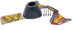 Fmf Replacement End Caps Carbon Fiber Conical Black Rct 040693. Fixed Price $200.39.