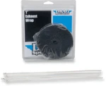 Drag Specialties 1861-0667 Wrap Exh 1"X25' Blk W/tie. Fixed Price $51.29.