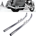 Sharkroad Upswept Fishtail Slip On Exhaust For Harley 95-16 Touring King. Fixed Price $239.99.