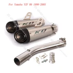 For Yamaha Yzf R6S 1998-2005 Slip On Exhaust System Middle Link Pipe Escape. Fixed Price $98.27.