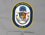 LCS-7 Uss Detroit Iron Heat Transfer Vinyl Htv Freedom Littoral Combat Ship. Fixed Price $10.57.