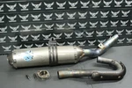2006 Kawasaki KX450F Leo Vince Titanium Exhaust Pipe Chamber Header Slip On. Fixed Price $499.99.