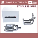 Muffler For Porsche 997 Carrera Until - '08 Sport Exhaust Stainless Steel +. Fixed Price $1408.56.