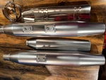 Harley Davidson Front & Rear Mufflers/silencers W/ Shields 65822-10 65862-10. Fixed Price $250.00.