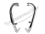 Triumph 650 TR6 T120 Exhaust Pipe Set 1965-1968 Pn# 70-5957 70-5958. Fixed Price $318.01.