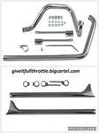 1995-99 Harley Davidson Fxst Flst Softail True Dual Exhaust Pipe W/ 36 Fishtails. Fixed Price $699.99.