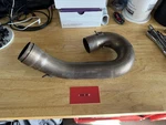Ducati Panigale 1199 899 Exhaust Vertical Rear Header Mid Pipe 57113002C. Fixed Price $89.95.