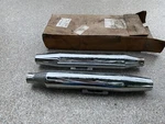 Harley Davidson Left And Right Chrome Exhaust Pipes 64941-01. Fixed Price $125.00.