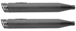 Black Racing Slip-on Mufflers Freedom HD00360 Harley Flstn Flstsb Softail 07-13. Fixed Price $349.97.