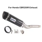 For Honda CBR250R 2011-2016 Exhaust Mid Link Pipe With Carbon Fiber Muffler Tips. Fixed Price $166.66.