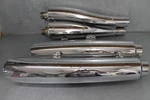 Harley Davidson Vrod Collector Mufflers 65152-01 65153-01. Fixed Price $550.00.