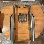 Dual Exhaust With Collector For Triumph Bonneville. Fixed Price $975.00.