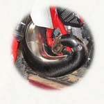 P3 Hand Made Carbon Fiber Pipe Guard W/ Dei Heat Barrier 104063 In Usa. Fixed Price $179.95.