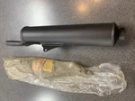 Kawasaki Nos Oem KDX80 Flat Black Muffler Exhaust Pipe Spark Arrestor 18001-1111. Fixed Price $399.99.