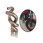 For Triumph Bonneville Bobber 16-25 Motorcycle Exhaust Header Link Pipe Slip-on. Fixed Price $479.25.