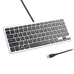 Mini Slim 78 Usb 2.0 Wired Compact Thin Keyboard For Desktop Laptop Pc Mac. Fixed Price $22.99.