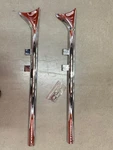Chrome 1-7/8 Fishtail Exhaust 36" Slip On Muffler Harley Universal For All Mod. Fixed Price $110.50.