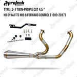 2-1 Exhaust Pipe Muffler Fits Harley-davidson Dyna Low Rider Fxdl Into. Fixed Price $480.00.