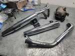 Exhaust System Stock VN1500 Vulcan Classic 97 (nomad Drifter ) Kawasaki #V8. Fixed Price $135.00.