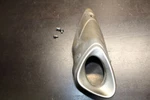 2015 Yamaha FZ09 Oem Rear Back Muffler Exhaust Pipe Cover Heat Shield Guard. Fixed Price $24.99.
